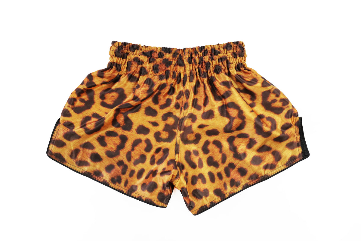 Cheetah Print Muay Thai Shorts – RSLNT Fight Wear