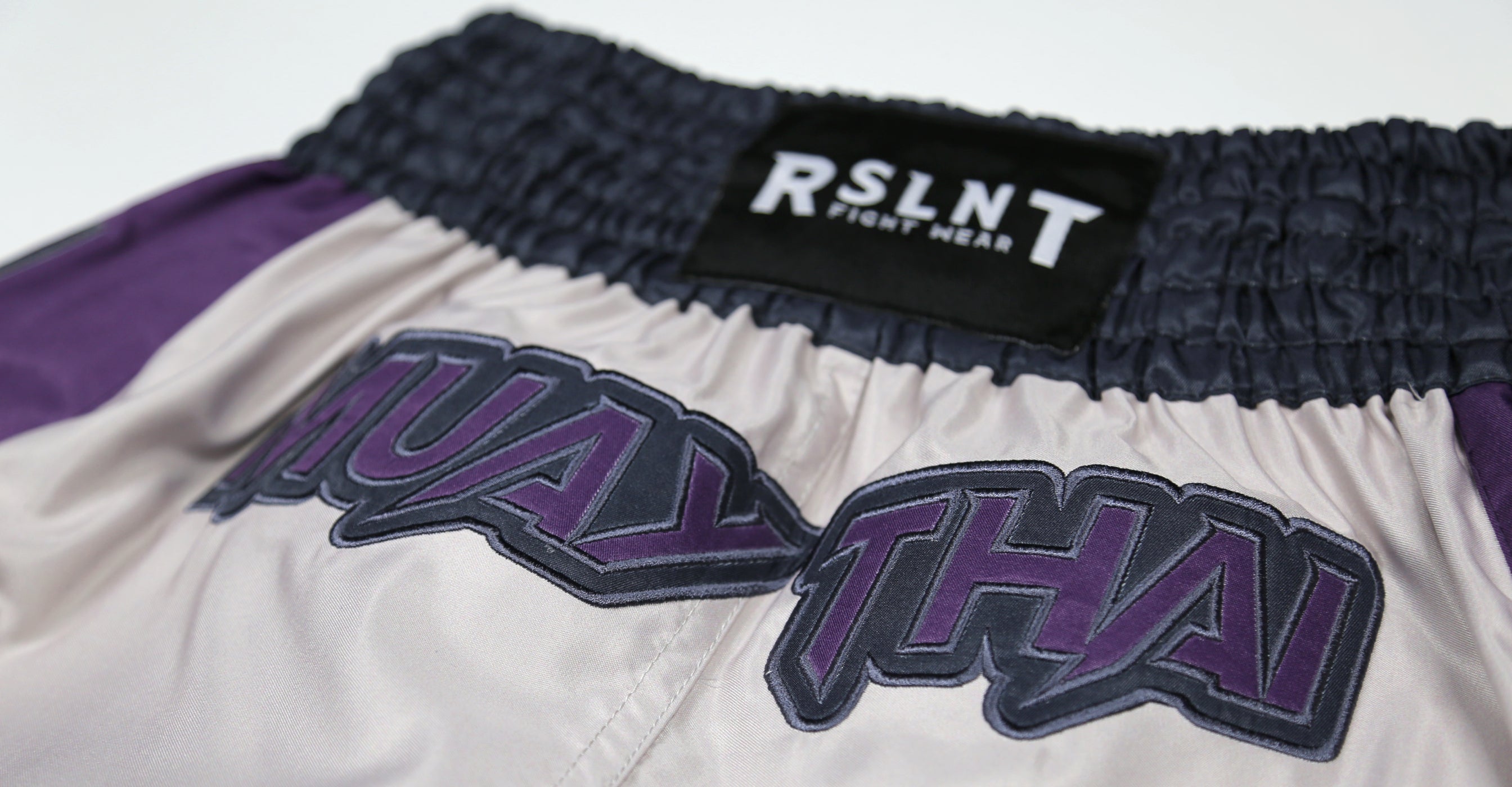 New York Muay Thai Shorts (Blue / Orange / White) – RSLNT Fight Wear