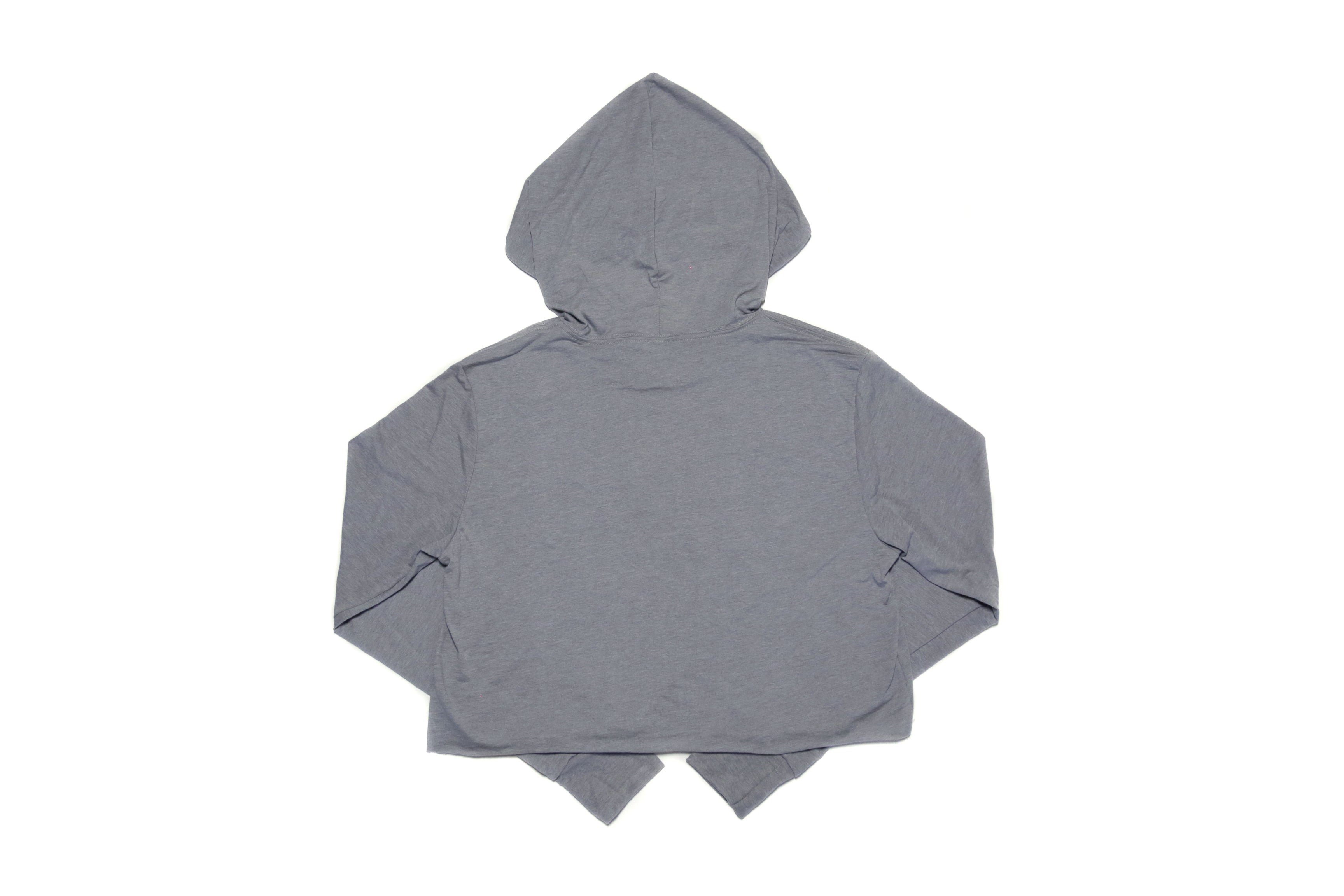 Grey discount reflective hoodie